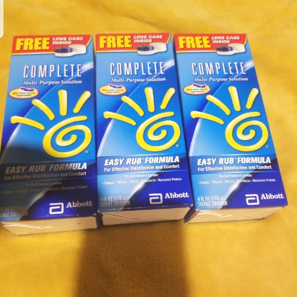 bnwt 3 boxes complete eye solution